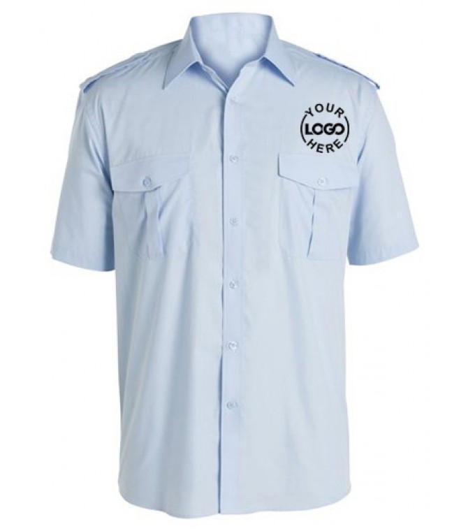 Half Sleeve Blue Uniform Shirt